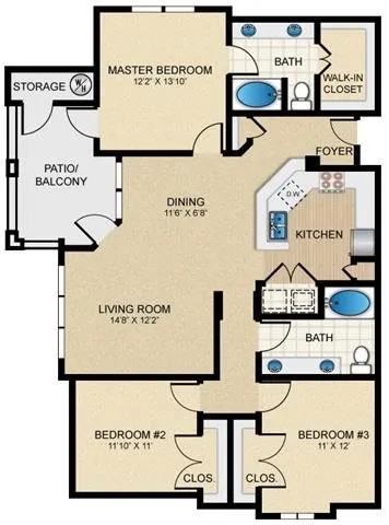 Mission Hill San Antonio Floorplan 10