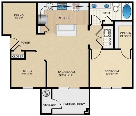 Mission Hill San Antonio Floorplan 5