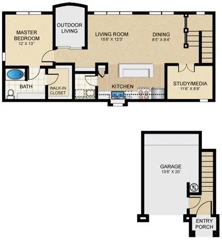 Mission Hill San Antonio Floorplan 6