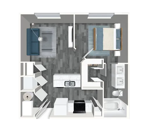 Mistletoe Station Fort Worth FloorPlan 1