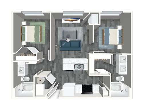 Mistletoe Station Fort Worth FloorPlan 2