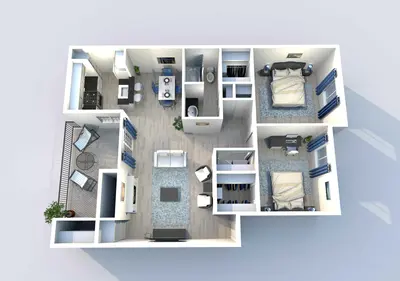 Mosaic at Medical Center San Antonio Floorplan 3
