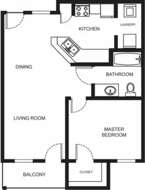 Oak Timbers North Greenbriar Fort Worth FloorPlan