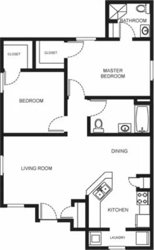 Oak Timbers North Greenbriar Fort Worth FloorPlan 2