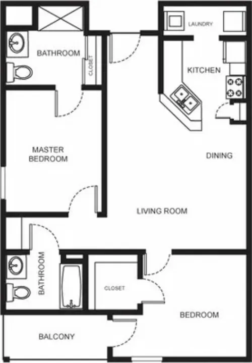 Oak Timbers North Greenbriar Fort Worth FloorPlan 3