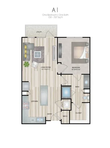 Oxford at Medical Center San Antonio Floorplan 4