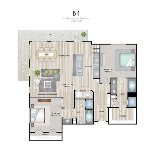 Oxford at Medical Center San Antonio Floorplan 8