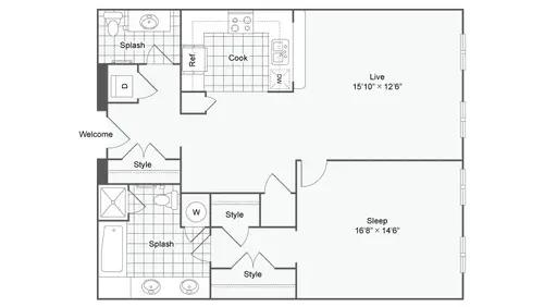 Paseo Residences at Eilan San Antonio Floorplan 10
