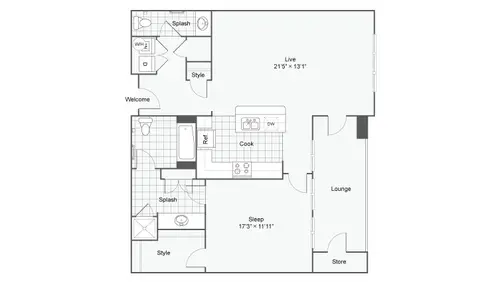 Paseo Residences at Eilan San Antonio Floorplan 11