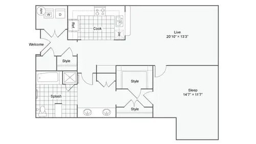 Paseo Residences at Eilan San Antonio Floorplan 18