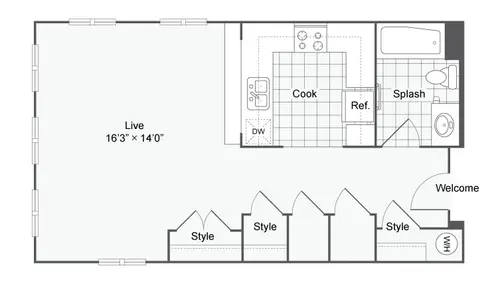 Paseo Residences at Eilan San Antonio Floorplan 5