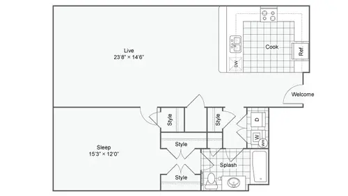 Paseo Residences at Eilan San Antonio Floorplan 6