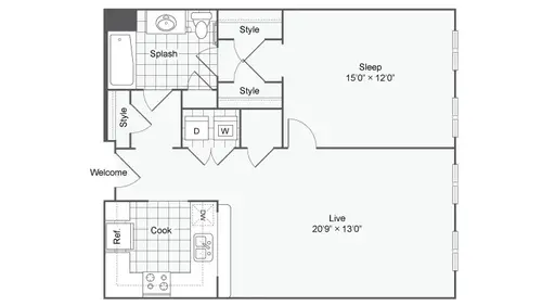Paseo Residences at Eilan San Antonio Floorplan 7