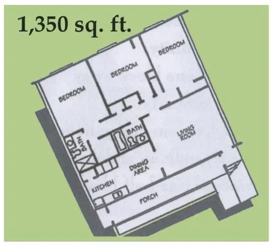 Paso Oeste Apartments El Paso Floorplan 2
