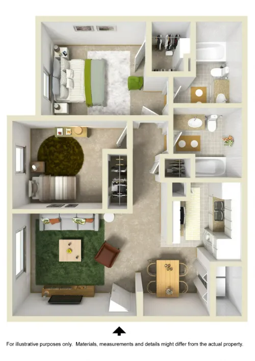 Patriot Apartments El Paso FLoorPlan 5