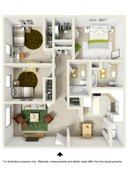 Patriot Apartments El Paso FLoorPlan 7