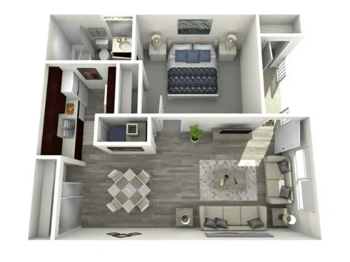 Pear Tree Apartments El Paso Floorplan 2
