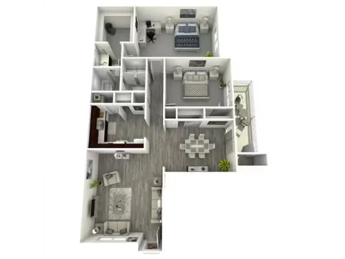 Pear Tree Apartments El Paso Floorplan 5