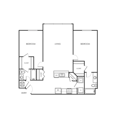Remi Apartment Homes White Settlement floor plan 4