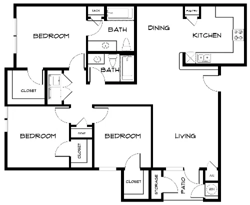 Retreat at Horizon Hills El Paso Floorplan 3