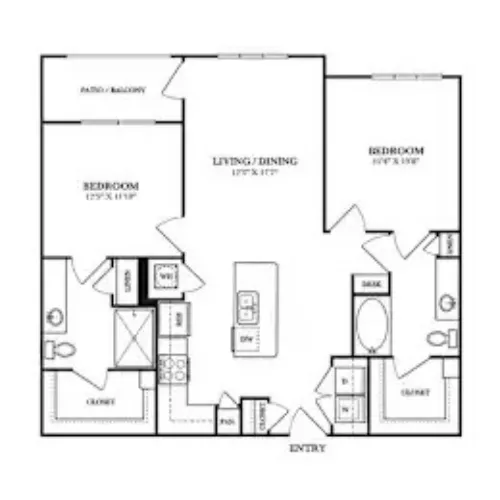 Rocklyn at Samuels Ave Fort Worth FloorPlan 10