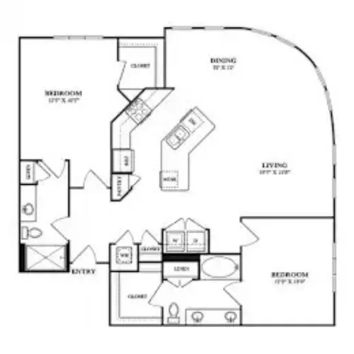 Rocklyn at Samuels Ave Fort Worth FloorPlan 15