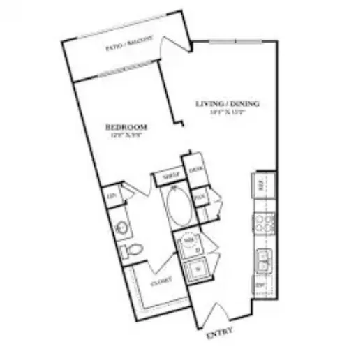 Rocklyn at Samuels Ave Fort Worth FloorPlan 2