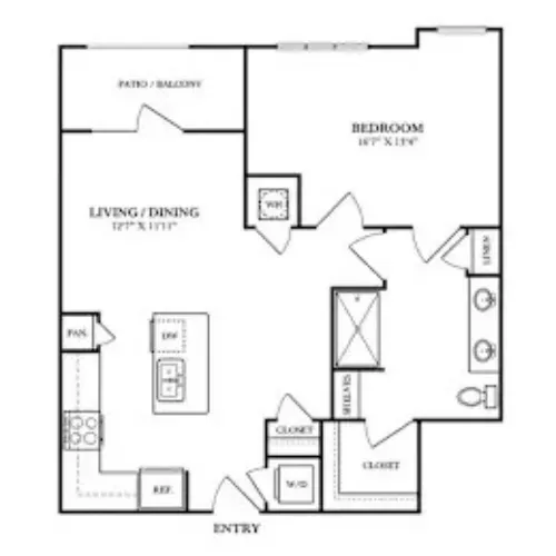 Rocklyn at Samuels Ave Fort Worth FloorPlan 7