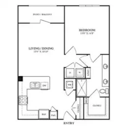 Rocklyn at Samuels Ave Fort Worth FloorPlan 9