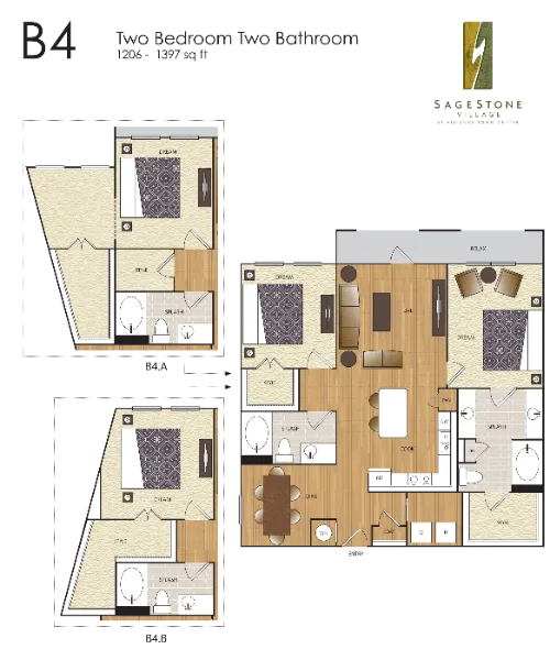 SageStone Village Fort Worth FloorPlan 15