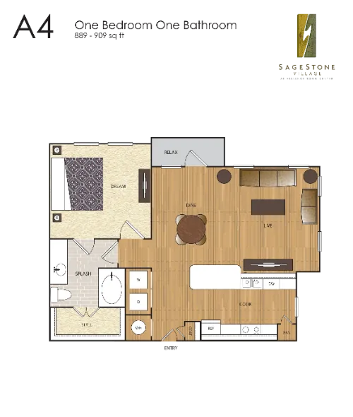 SageStone Village Fort Worth FloorPlan 7