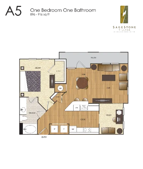 SageStone Village Fort Worth FloorPlan 9