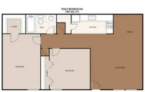 San Montego Apartments El Paso FloorPlan 4