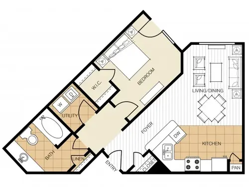 Santi Dwellings at Montecillo El Paso Floorplan 1