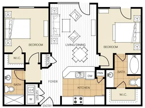 Santi Dwellings at Montecillo El Paso Floorplan 3
