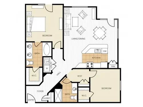 Santi Dwellings at Montecillo El Paso Floorplan 4