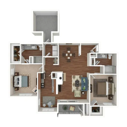Sedona Ranch Apartments San Antonio Floorplan 10