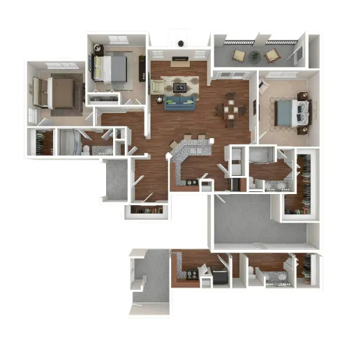 Sedona Ranch Apartments San Antonio Floorplan 15