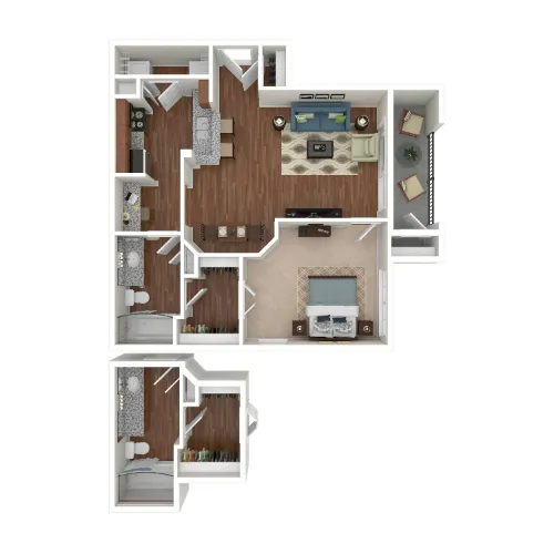 Sedona Ranch Apartments San Antonio Floorplan 2