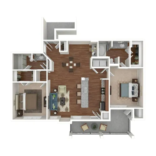 Sedona Ranch Apartments San Antonio Floorplan 7