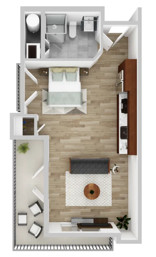 Skyview at Crawford Fort Worth FloorPlan 1