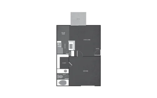 Soap Factory Apartments San Antonio Floorplan 6