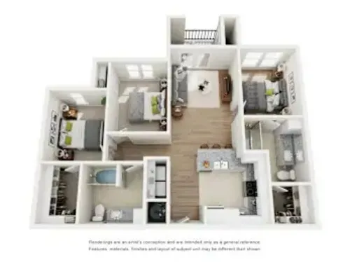 Sosa at Palo Alto San Antonio Floorplan 4