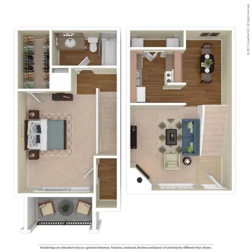 Stoneybrook Apartments & Townhomes San Antonio Floorplan 6