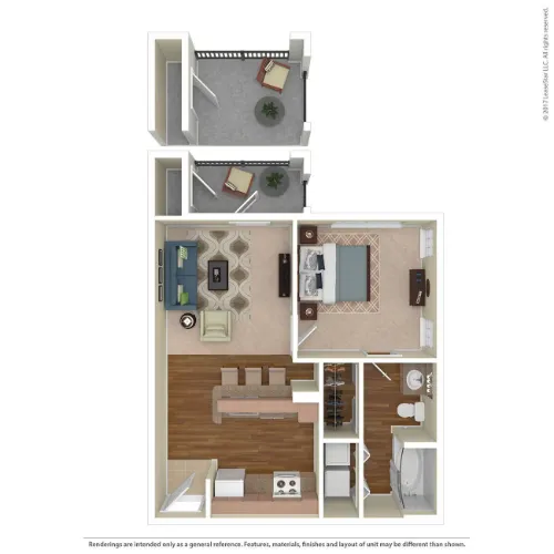 Stoneybrook Apartments & Townhomes San Antonio Floorplan 8