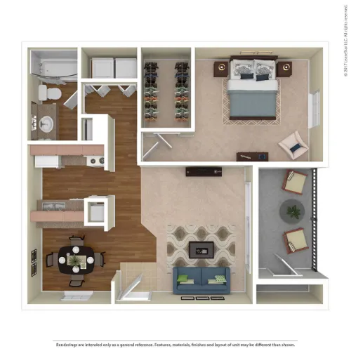 Stoneybrook Apartments & Townhomes San Antonio Floorplan 9