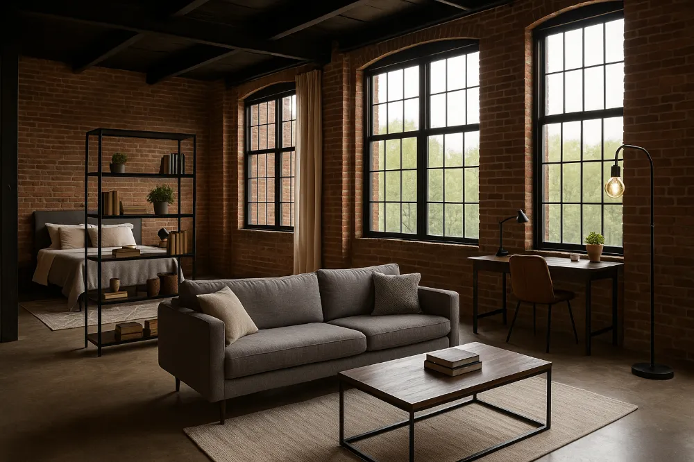 Studio Industrial Loft Apartment