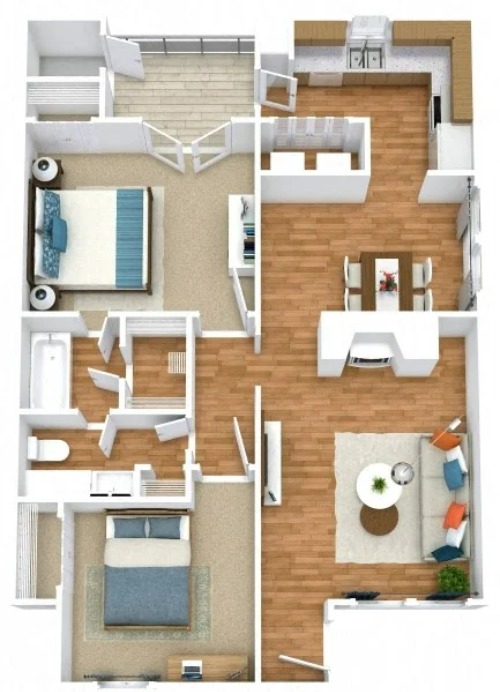 Summers Landing Apartments Fort Worth FloorPlan 4