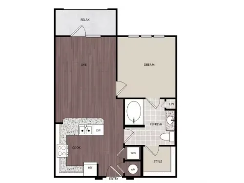 Tallgrass Village Fort Worth Floorplan 1