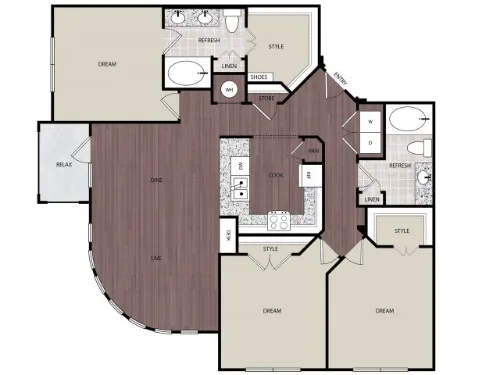Tallgrass Village Fort Worth Floorplan 8